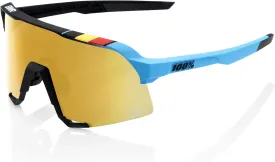 100% S3 Sport Performance Cycling Sunglasses - Vented Baseball, Road Bike, & Triathlon Racing with Interchangeable Lens