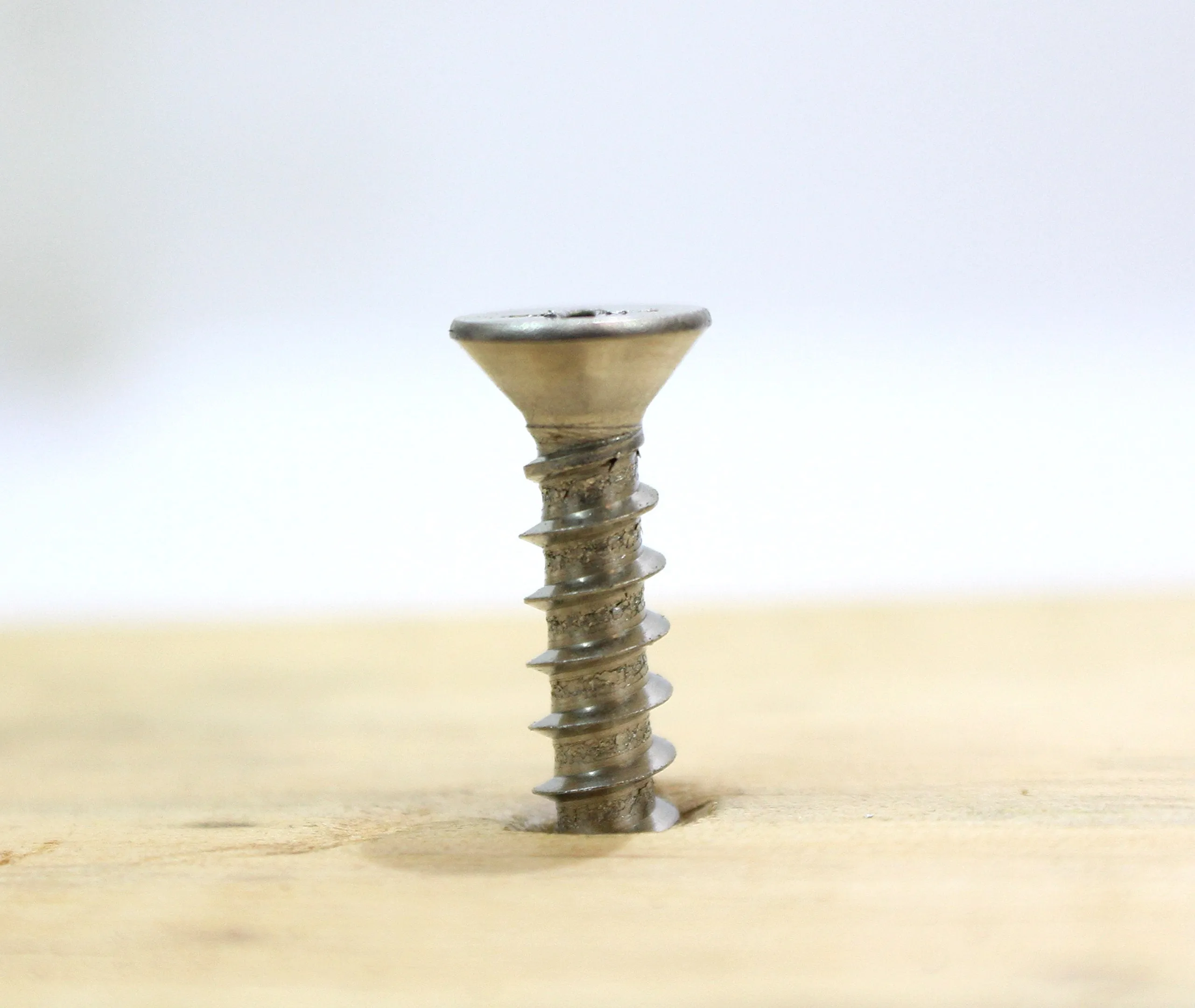 14 X 1-1/4'' Stainless Flat Head Phillips Wood Screw, (25 pc), 18-8 (304) Stainless Steel
