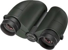 20x25 Compact Binoculars for Adults & Kids  High-Powered, Wide Eyepiece, Waterproof Binoculars with Low Light Vision  Perfect for Bird Watching, Outdoor Hunting, and Sightseeing (Green)