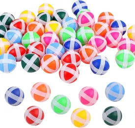 40 Pieces Kids Dart Board Sticky Balls, Colorful Sticky Balls for Fabric Dart Board Darts Game Accessories for Fabric Dart Board, Kids Indoor Outdoor Sport Party Game(8 Colors)