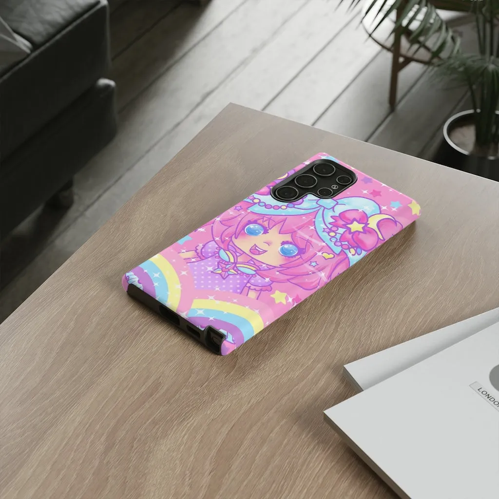 Bubbles Rainbow Land Tough Phone Case