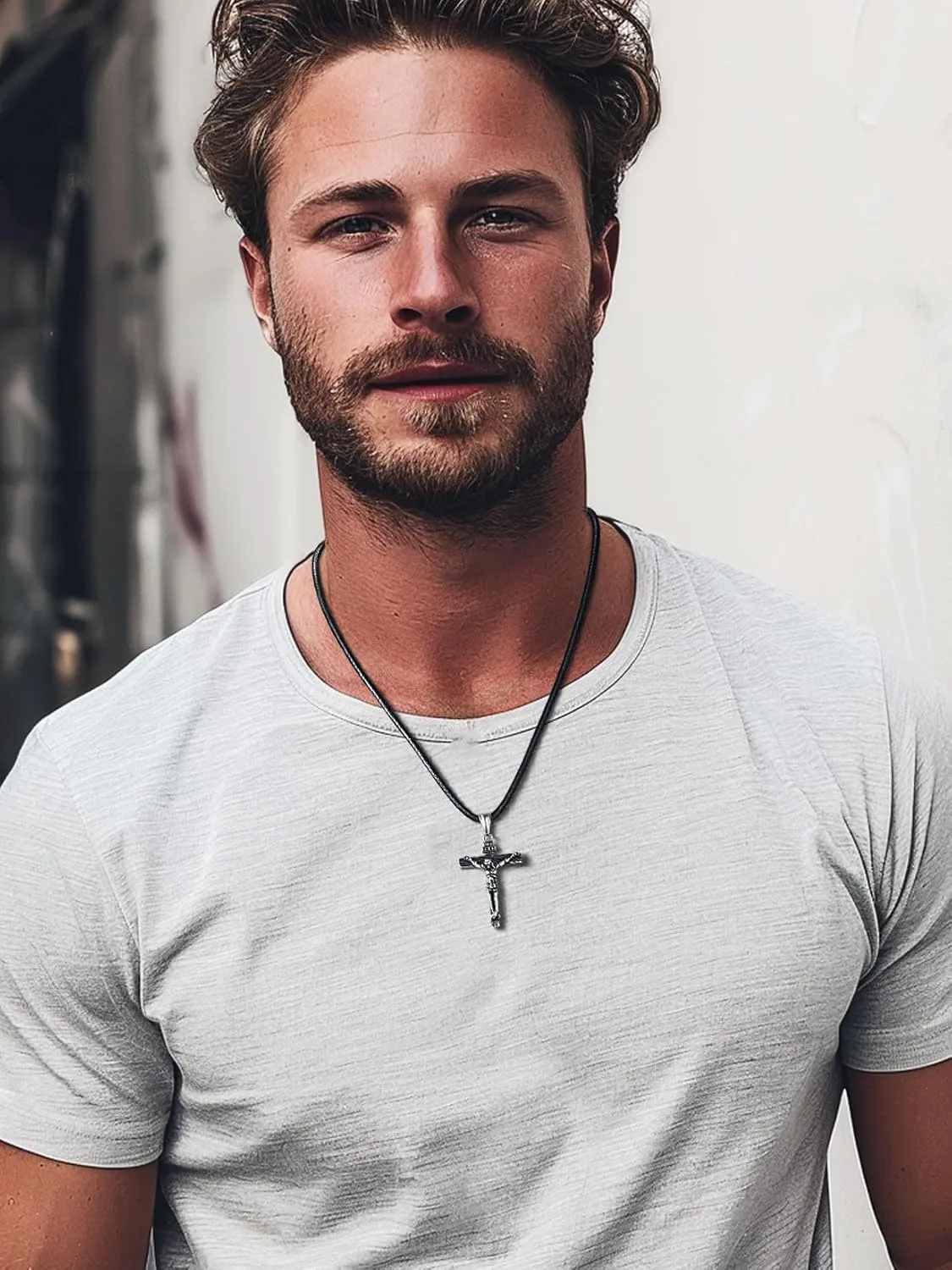 ChainsPro Men Waterproof Braided Leather Necklace Wax Rope Chain, Customize Available, 2/3mm Width, With Snap Clasp, 1618" 20" 22" 24" 26" 28" 30"-Send Gift Box