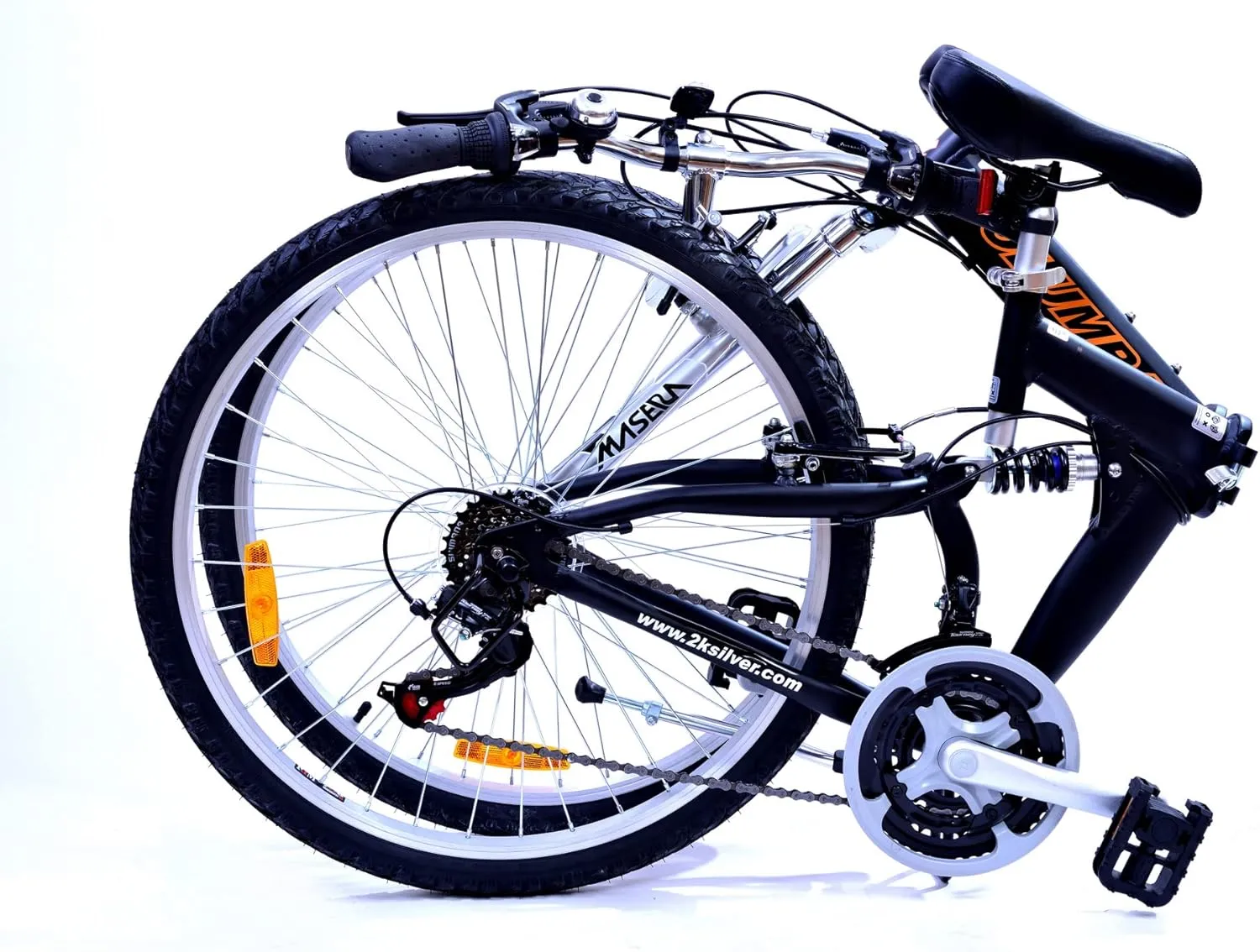 Columba 26 Inch Alloy Folding Bike w.18 Speed & Double Suspension