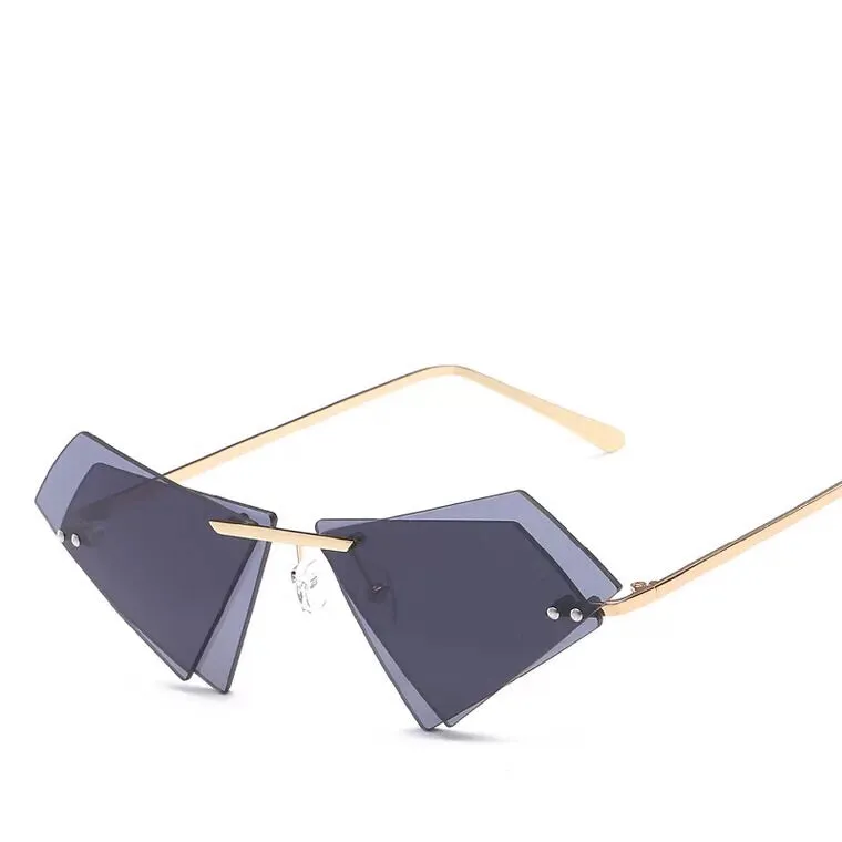 DIAMANTI BLACK DIAMOND SHAPE SUNGLASSES