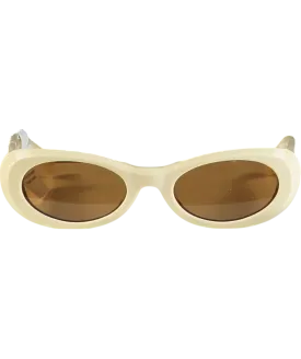 DMY STUDIOS Cream Dmy Studios Naomi Dmysun14si Ivory Sunglasses In Case One Size