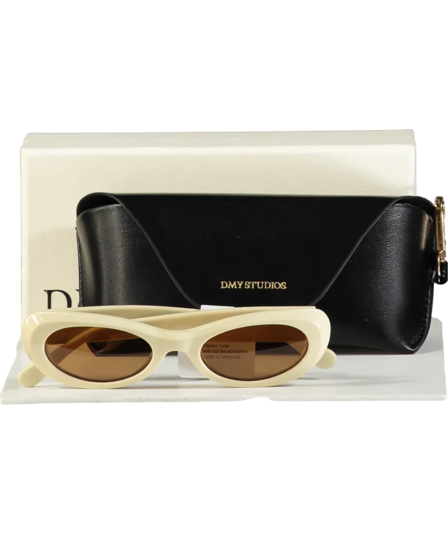 DMY STUDIOS Cream Dmy Studios Naomi Dmysun14si Ivory Sunglasses In Case One Size