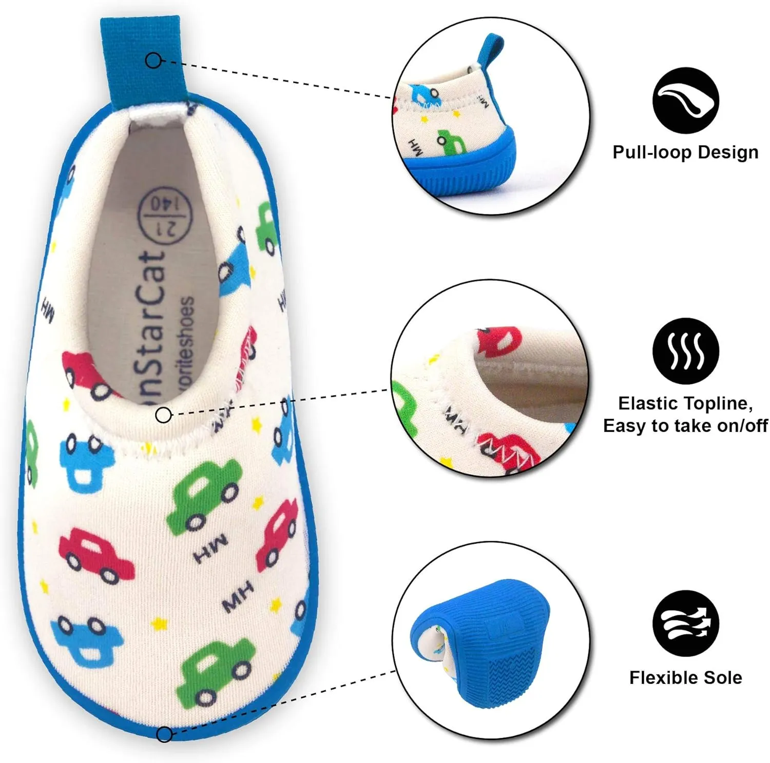 Dream Bridge Kids Water Shoes Quick Dry Barefoot Non-Slip Boys Girls Aqua Socks Shoes for Beach Outdoor Sports