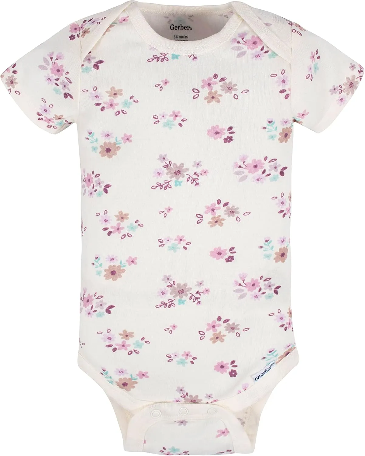 Gerber baby-girls 5-pack Short Sleeve Variety Onesies Bodysuits