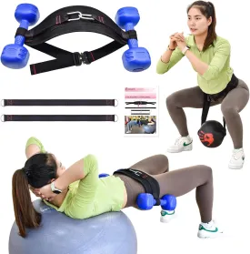 Hip Thrust Belt, Easy to Use with Dumbbells, Heavy, Kettlebells, Hip Thrust Belt for Women and Men, Weighted Dip Belt for the Gym and Home Workouts