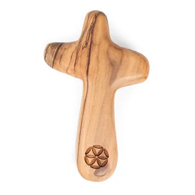 Hold Tight Cross - Olive Wood from Bethlehem