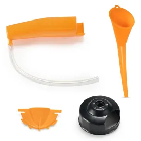KIWI MASTER Oil Filter Wrench & Primary Oil Fill Funnel & Transmission/Crankcase Fill Funnel for Harley Oil Change Kits Touring Trike Dyna Softail Evolution
