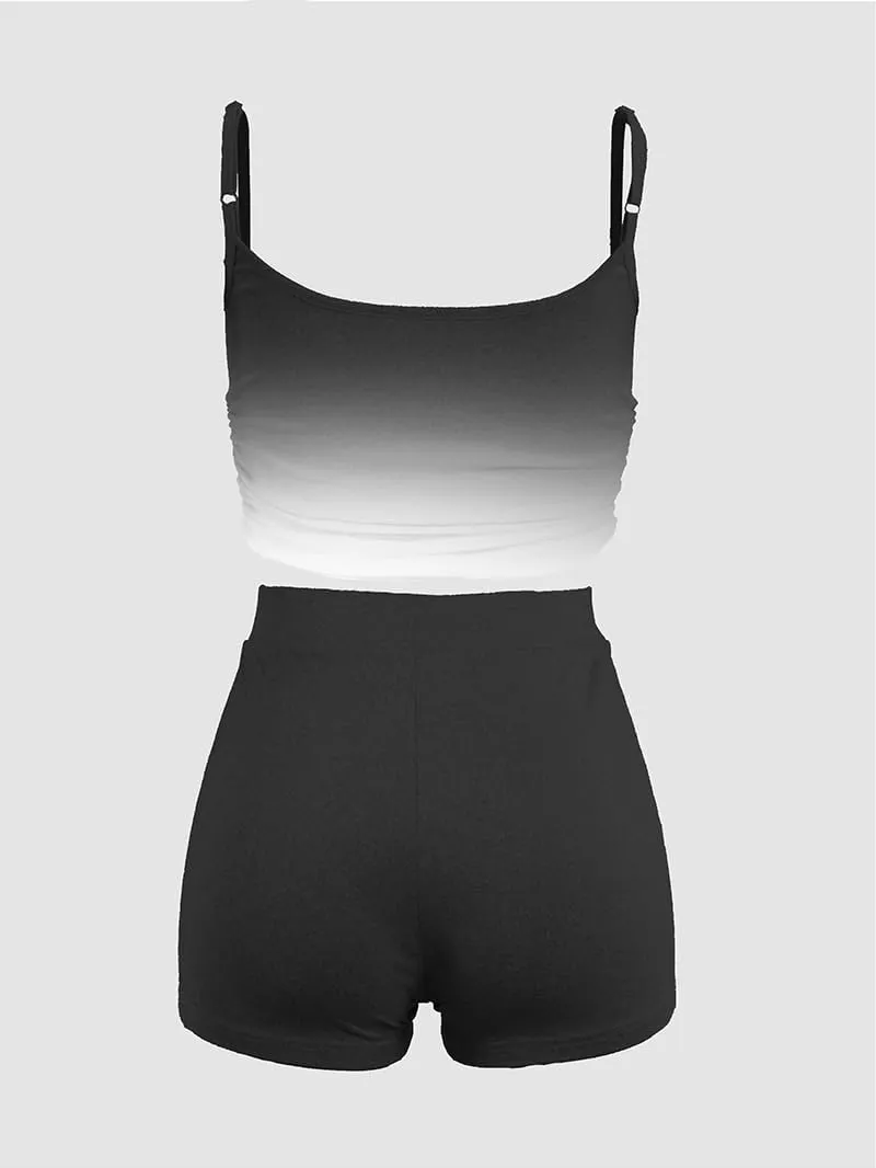 Nimsruc 2 Piece Outfits for Women Summer Sexy Bodycon Sleeveless Active Wear Tracksuits