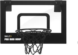 SKLZ Pro Mini Indoor Basketball Hoop - Over The Door  Portable - Great for Home, Dorms, Offices, and Gifts