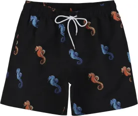 SNOW DREAMS Mens Swimming Trunks 5 inch Swim Shorts Qucik Dry Bathing Suits Lightweight