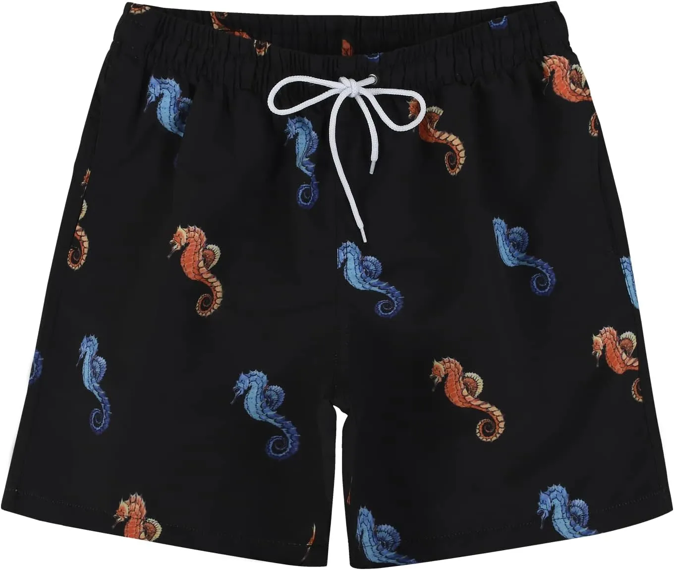 SNOW DREAMS Mens Swimming Trunks 5 inch Swim Shorts Qucik Dry Bathing Suits Lightweight