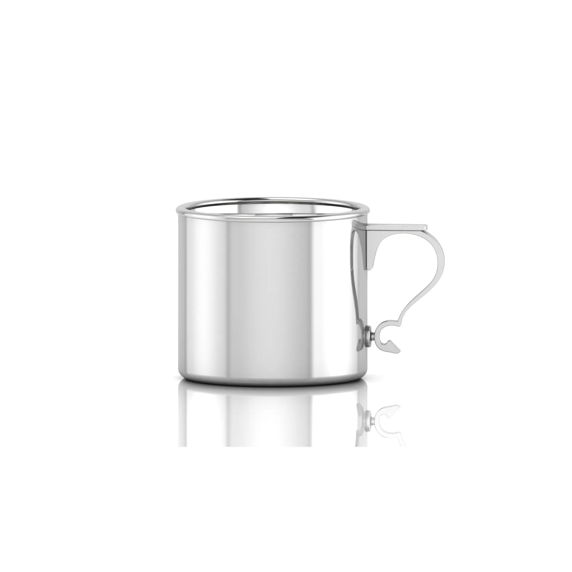 Sterling Silver Cup - Modern Handle