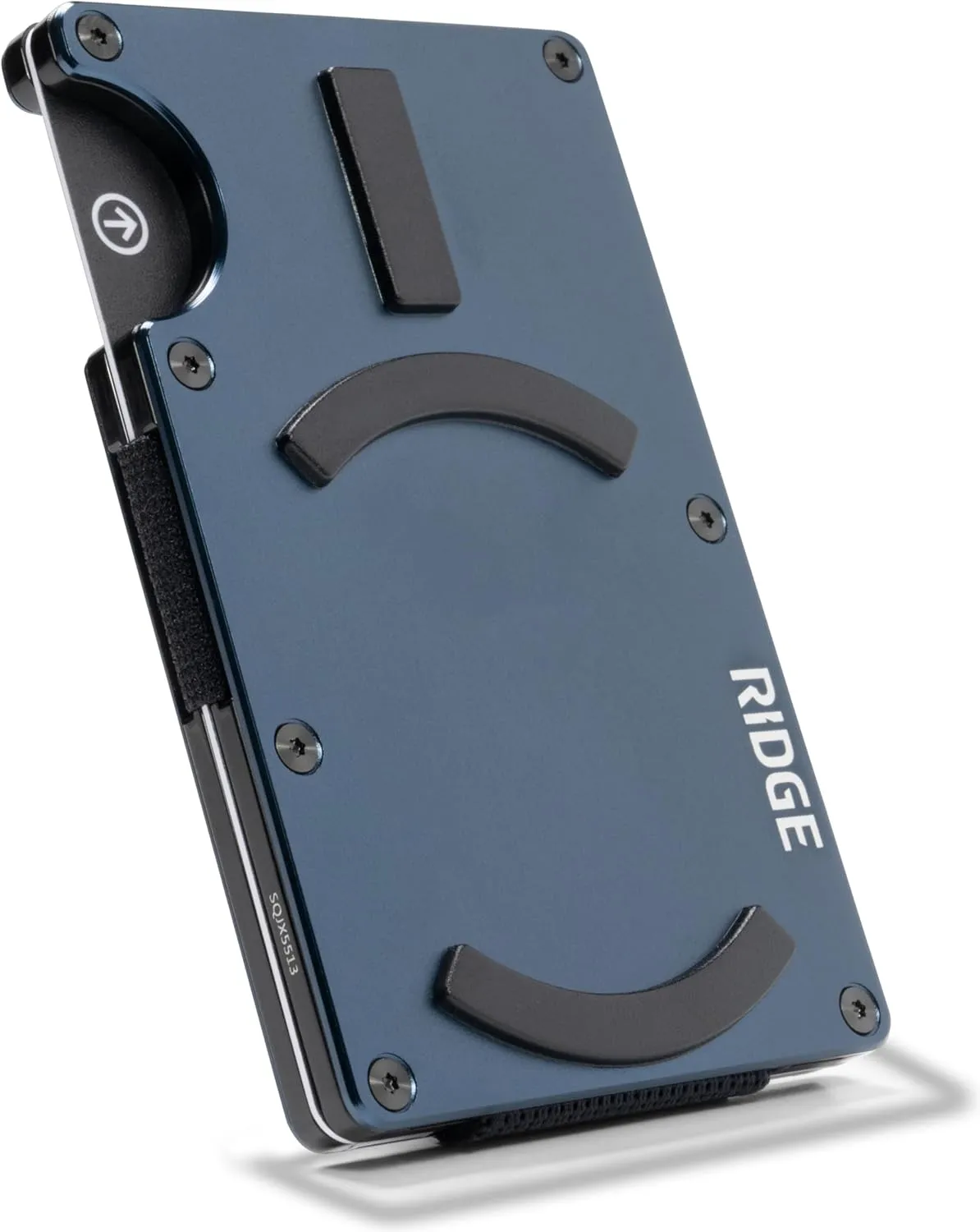 The Ridge Alpine Navy MagSafe Compatible Wallet - RFID, Card Holder & Integrated Cash Strap, Minimalist, Modern, Tech-Savvy Unisex Wallet for Men